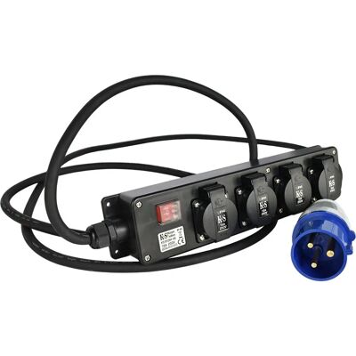 Adapter zasilania Könner & Söhnen KS EX3M-4S - Wodoszczelny, 4 gniazda, 3m kabel Adapter zasilania Könner & Söhnen KS EX3M-4S - Wodoszczelny, 4 gniazda, 3m kabel