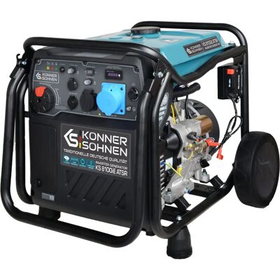 Könner & Söhnen KS 8100iE ATSR tragbarer Benzin-Umrichtergenerator - 8kW Könner & Söhnen KS 8100iE ATSR tragbarer Benzin-Umrichtergenerator - 8kW