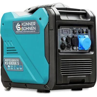 Generador Inverter Könner & Söhnen KS 6000iE S - 5.5kW Portátil de emergencia Generador Inverter Könner & Söhnen KS 6000iE S - 5.5kW Portátil de emergencia