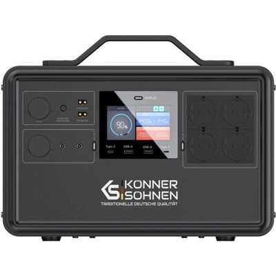 KÖNNER & SÖHNEN Přenosná stanice KS 2400PS Nouzová powerbank 2400W KÖNNER & SÖHNEN Přenosná stanice KS 2400PS Nouzová powerbank 2400W
