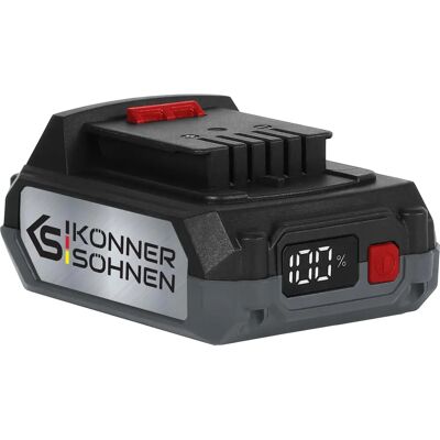 Könner & Söhnen Akku 20V 2,0Ah - Akkupaketti Könner & Söhnen Akku 20V 2,0Ah - Akkupaketti