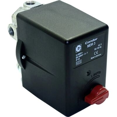 Aerotec MDR310BAR463IG Pressure Switch - 12 bar, 3/8" & 1/4" Aerotec MDR310BAR463IG Pressure Switch - 12 bar, 3/8" & 1/4"
