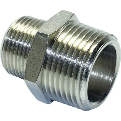 Aerotec Model 20.202.09 Brass Air Compressor Fitting - 3/4 inch AG, 1 inch AG Aerotec Model 20.202.09 Brass Air Compressor Fitting - 3/4 inch AG, 1 inch AG