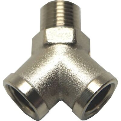 Aerotec Model 20.600.03 Y-Distributor 1/4" - Air Pressure Aerotec Model 20.600.03 Y-Distributor 1/4" - Air Pressure