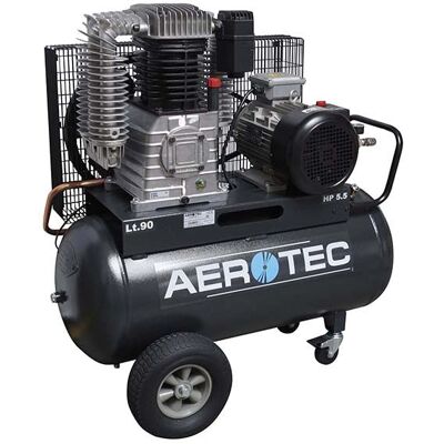 Aerotec 820-90 PRO - 400 V (2010191) - Luftkompressor - 750 l/min - Komplettes Montageset, Vertikales Design Aerotec 820-90 PRO - 400 V (2010191) - Luftkompressor - 750 l/min - Komplettes Montageset, Vertikales Design