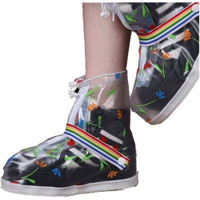 La Vague Rainbow Day Schuhüberzug Unisex - Wasserdichtes PVC La Vague Rainbow Day Schuhüberzug Unisex - Wasserdichtes PVC