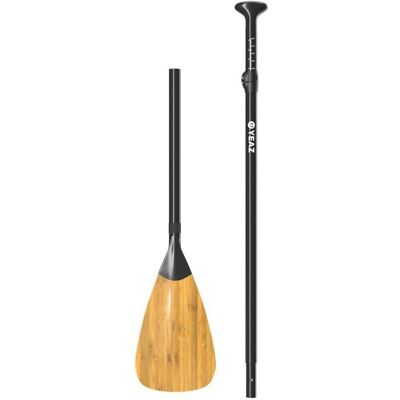 Yeaz Nani Plus Carbon Bambus SUP Paddle - Verstellbar, Leicht, Robust Yeaz Nani Plus Carbon Bambus SUP Paddle - Verstellbar, Leicht, Robust