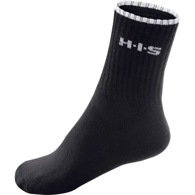 H.I.S Sportsocken - Gr. 35-38 - Schwarz - Baumwollmischung, Verstärkte Zonen H.I.S Sportsocken - Gr. 35-38 - Schwarz - Baumwollmischung, Verstärkte Zonen