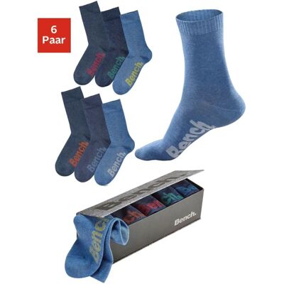 BENCH 43-46 Blaue Melierte Unisex-Socken - Socken BENCH 43-46 Blaue Melierte Unisex-Socken - Socken