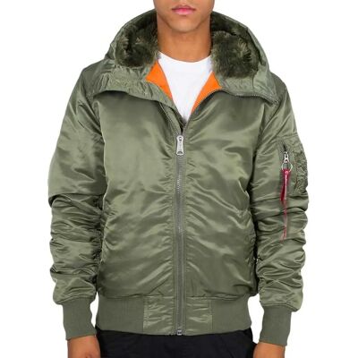 Alpha Industries MA-1 Kapuze (158104) - salbeigrün (158104-01) Alpha Industries MA-1 Kapuze (158104) - salbeigrün (158104-01)