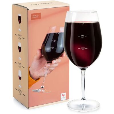DONKEY - Glass of Moods - 54cl - Mood Measures - Verre à vin - Publicité DONKEY - Glass of Moods - 54cl - Mood Measures - Verre à vin - Publicité