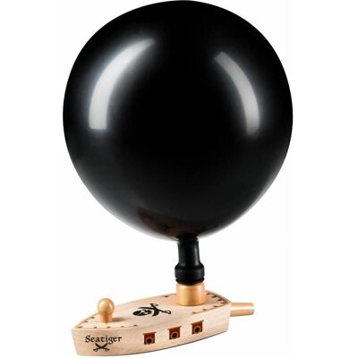Donkey Piratenschiff - Holz Gummi Spielzeug - 13cm Donkey Piratenschiff - Holz Gummi Spielzeug - 13cm