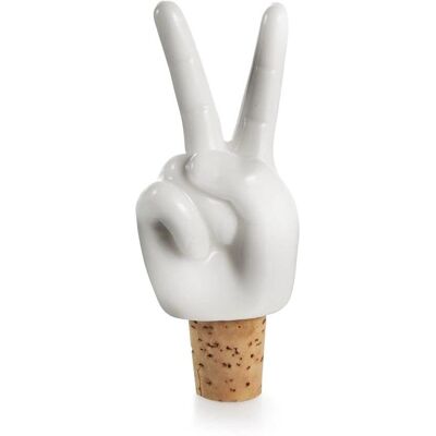 Donkey Products Donkey Winediver Peace Hands Weiß - Weinverschluss Donkey Products Donkey Winediver Peace Hands Weiß - Weinverschluss
