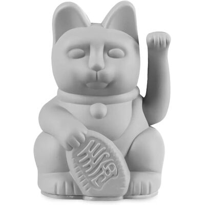 Donkey Grijze Maneki Neko Lucky Cat Mini - Gelukskatje Donkey Grijze Maneki Neko Lucky Cat Mini - Gelukskatje
