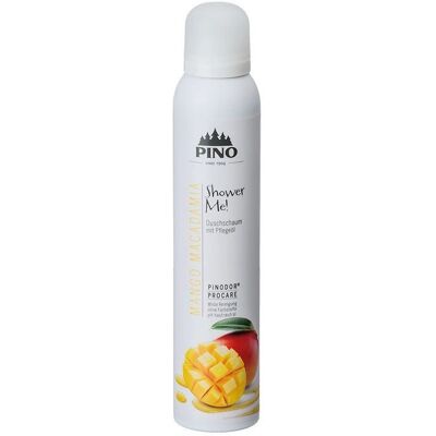 Pino - Shower Me Mango Macadamia - 200 ml - Mousse de douche - Publicité Pino - Shower Me Mango Macadamia - 200 ml - Mousse de douche - Publicité