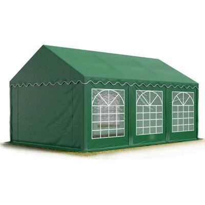 Tenda da festa Toolport 3x6m Verde scuro PVC 700 - Impermeabile, Modulabile, Facile da montare Tenda da festa Toolport 3x6m Verde scuro PVC 700 - Impermeabile, Modulabile, Facile da montare