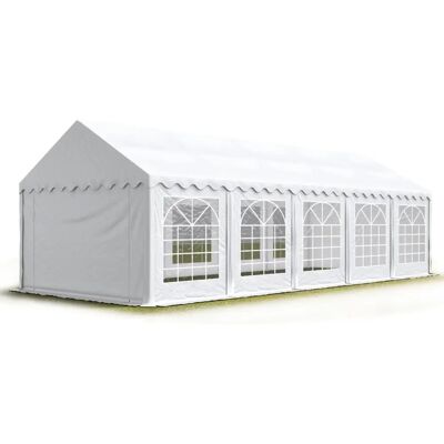 TOOLPORT 4x10m Witte Partytent PVC 700 - Partytent / Marquee TOOLPORT 4x10m Witte Partytent PVC 700 - Partytent / Marquee