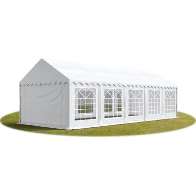 Toolport 4x10m White Fire-Resistant Party Tent - Marquee Toolport 4x10m White Fire-Resistant Party Tent - Marquee