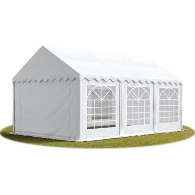 TOOLPORT 3x6m Hvit Brannbestandig PVC Partytelt - 18m² TOOLPORT 3x6m Hvit Brannbestandig PVC Partytelt - 18m²