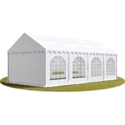 TOOLPORT 4x8m Hvit Vanntett Festtelt - Marquee TOOLPORT 4x8m Hvit Vanntett Festtelt - Marquee