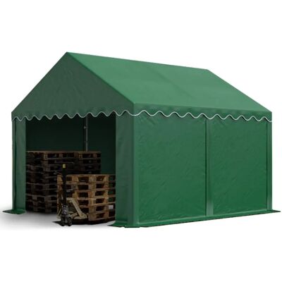 Toolport 3x4 Storage Tent - Waterproof PVC 750 - Dark Green Toolport 3x4 Storage Tent - Waterproof PVC 750 - Dark Green
