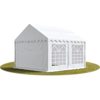 Tente de fête TOOLPORT 3x3m - Résistante au feu - Blanc - Publicité Tente de fête TOOLPORT 3x3m - Résistante au feu - Blanc - Publicité