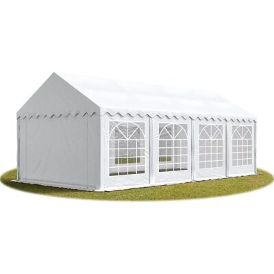 Toolport 4x8m Biały ognioodporny PVC namiot imprezowy - Marquee Toolport 4x8m Biały ognioodporny PVC namiot imprezowy - Marquee