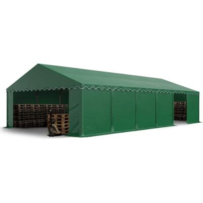Tenda di stoccaggio TOOLPORT 6x12 - Impermeabile, Verde, Espandibile Tenda di stoccaggio TOOLPORT 6x12 - Impermeabile, Verde, Espandibile