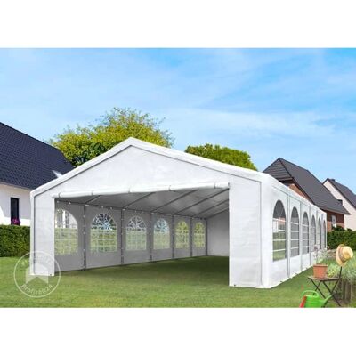 Tenda da festa 5x10m TOOLPORT - Impermeabile, Bianca Tenda da festa 5x10m TOOLPORT - Impermeabile, Bianca