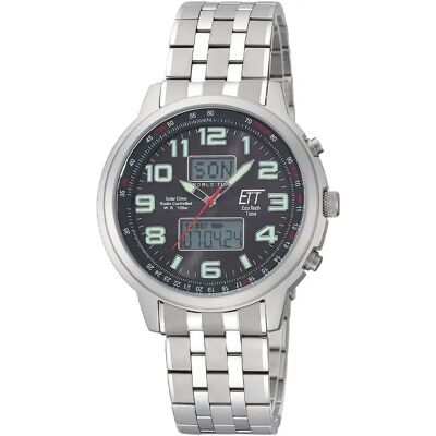 ETT Eco Tech Time EGS-11302-22M Solar Drive Funkuhr Hunter II Herrenuhr - Herrenuhr ETT Eco Tech Time EGS-11302-22M Solar Drive Funkuhr Hunter II Herrenuhr - Herrenuhr