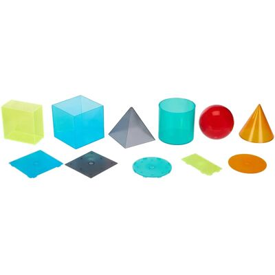 Wissner Active Learning 6 Geometric Shapes - Educational Plastic Set Wissner Active Learning 6 Geometric Shapes - Educational Plastic Set