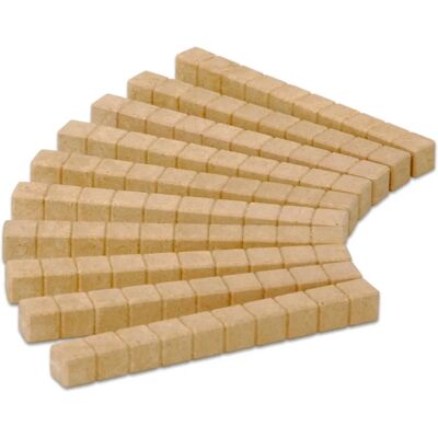 Wissner 100 Ten-Blocks Natural Wood - Educational Math Material Wissner 100 Ten-Blocks Natural Wood - Educational Math Material