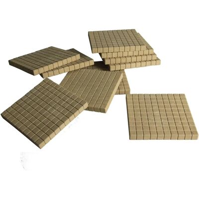 Wissner Natural Wood 10 Dienes Base 10 Blocks Wissner Natural Wood 10 Dienes Base 10 Blocks