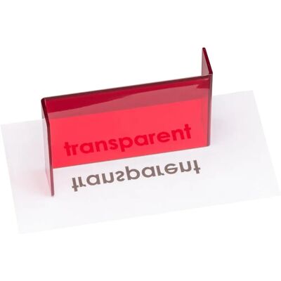 WISSNER - RE-Plastic Geometry Mirror - Transparent - Miroir WISSNER - RE-Plastic Geometry Mirror - Transparent - Miroir