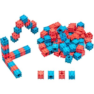 Cubes empilables Wissner - 2cm, Rouge & Bleu - Jouet éducatif Cubes empilables Wissner - 2cm, Rouge & Bleu - Jouet éducatif