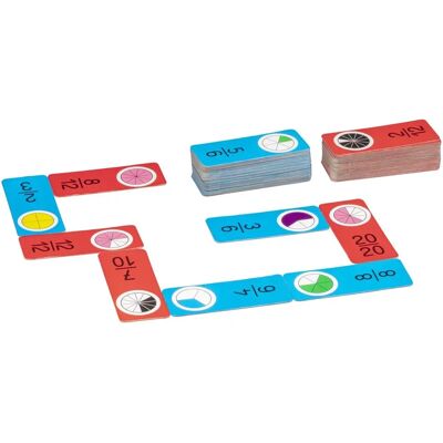 Wissner GmbH Domino Fractions Jeu Éducatif Wissner GmbH Domino Fractions Jeu Éducatif