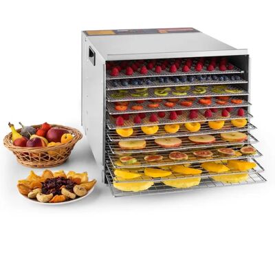 Klarstein Fruit Jerky Pro 10 L - GRIS - Publicité Klarstein Fruit Jerky Pro 10 L - GRIS - Publicité