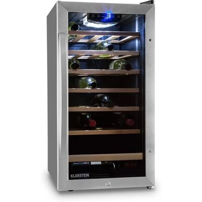 Klarstein Vivo Vino 26 - Acier inoxydable - Frigo à vin - Publicité Klarstein Vivo Vino 26 - Acier inoxydable - Frigo à vin - Publicité