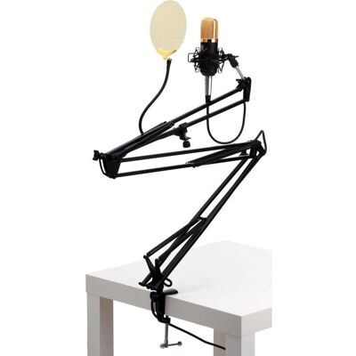 Pronomic - Condensateur - Studio kit - Noir - Microphone - Publicité Pronomic - Condensateur - Studio kit - Noir - Microphone - Publicité