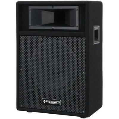 Mcgrey - Enceinte Sono PA Passif 2-Voies 10'' (25 cm) - 200W - Haut-parleur - Publicité Mcgrey - Enceinte Sono PA Passif 2-Voies 10'' (25 cm) - 200W - Haut-parleur - Publicité