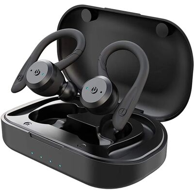 Tie Studio TBE1018 Bluetooth Sport Kopfhörer - Wasserfest Schwarz Tie Studio TBE1018 Bluetooth Sport Kopfhörer - Wasserfest Schwarz