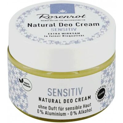 Rosenrot Desodorante en crema sensible - Tamaño de viaje - Crema antitranspirante Rosenrot Desodorante en crema sensible - Tamaño de viaje - Crema antitranspirante