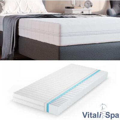 Vitalispa - Materasso in Schiuma Bianco 100x200cm 7 Zone H3 Vitalispa - Materasso in Schiuma Bianco 100x200cm 7 Zone H3
