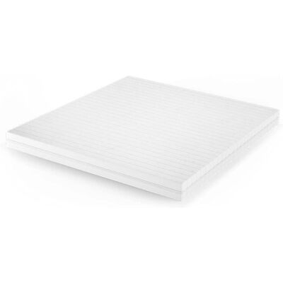 Vitalispa - Colchón de espuma blanca 160x200cm 7 zonas H2 Vitalispa - Colchón de espuma blanca 160x200cm 7 zonas H2