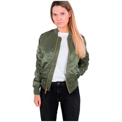 Alpha Industries MA-1 VF LW Wmn - sage-green/gold Alpha Industries MA-1 VF LW Wmn - sage-green/gold
