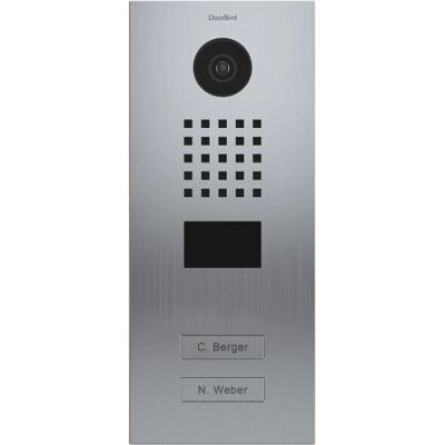 DoorBird D2102V Edelstahl Video-Gegensprechanlage mit RFID & 2 Tasten - IP65 DoorBird D2102V Edelstahl Video-Gegensprechanlage mit RFID & 2 Tasten - IP65