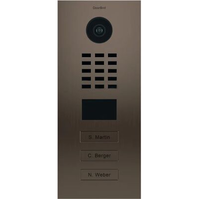 Videoportero Doorbird Bronce Multiusuario - 3 Botones Videoportero Doorbird Bronce Multiusuario - 3 Botones