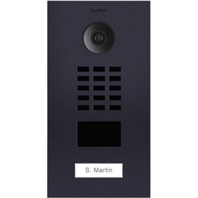 Videoportero IP Doorbird D2101V Antracita - RFID Integrado y Montaje Empotrado Videoportero IP Doorbird D2101V Antracita - RFID Integrado y Montaje Empotrado