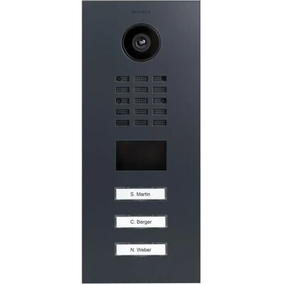 Doorbird D2103V-RAL7016 Campanello IP Multiutente - Antracite - Videocitofono Doorbird D2103V-RAL7016 Campanello IP Multiutente - Antracite - Videocitofono