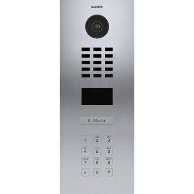 Sistema de Videoportero IP en Acero Inoxidable DoorBird D2101KV con RFID Sistema de Videoportero IP en Acero Inoxidable DoorBird D2101KV con RFID